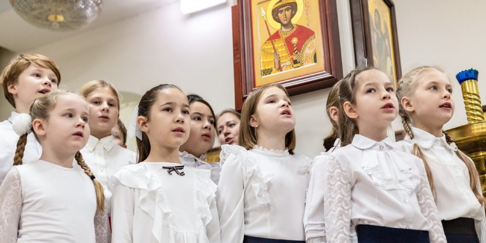 Детский концерт в храме святых равноапостольных Мефодия и Кирилла в Ростокине прошел при переполненном зале