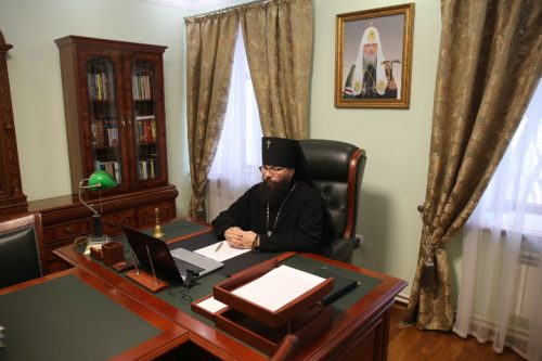 Архиепископ Егорьевский Матфей принял участие в расширенном заседании Епархиального совета г. Москвы под председательством Святейшего Патриарха Кирилла