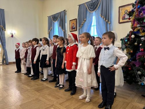 Рождественская Ёлка Православной школы имени преподобного Сергия Радонежского в Усадьбе Свиблово