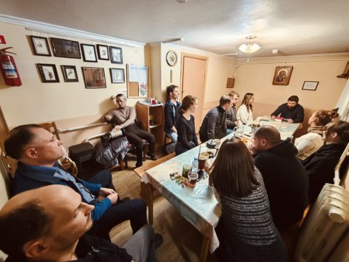 В храме Положения Ризы Пресвятой Богородицы во Влахерне, в Леонове состоялась лекция, посвященная православному учению о человеке