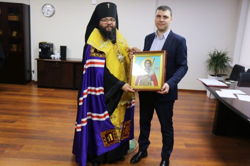 Архиепископ Егорьевский Матфей совершил молебное пение перед началом всякого доброго дела в Следственном управлении СВАО следственного комитета РФ