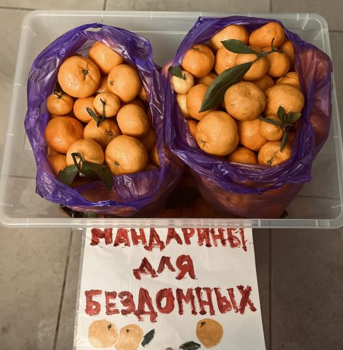 В храме Ризоположения в Леонове прошел традиционный благотворительный сбор для нуждающихся