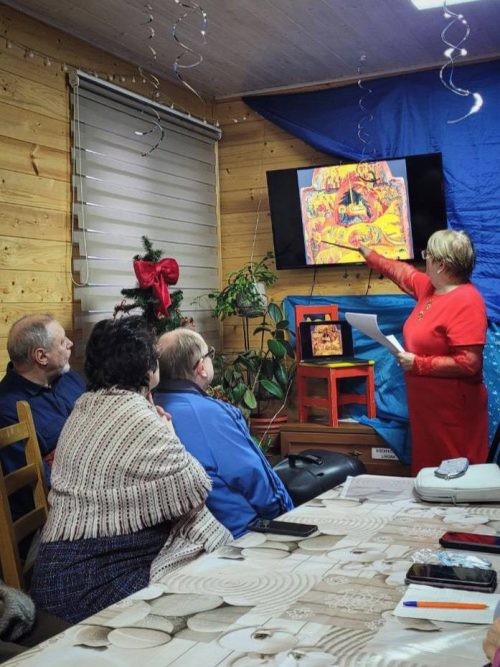 В храме иконы Божией Матери «Отрада и Утешение» в Ярославском поговорили об Иконографии Рождества Христова