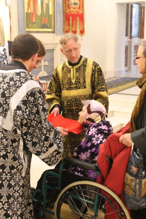 Литургия Преждеосвященных Даров для людей с ограниченными возможностями здоровья