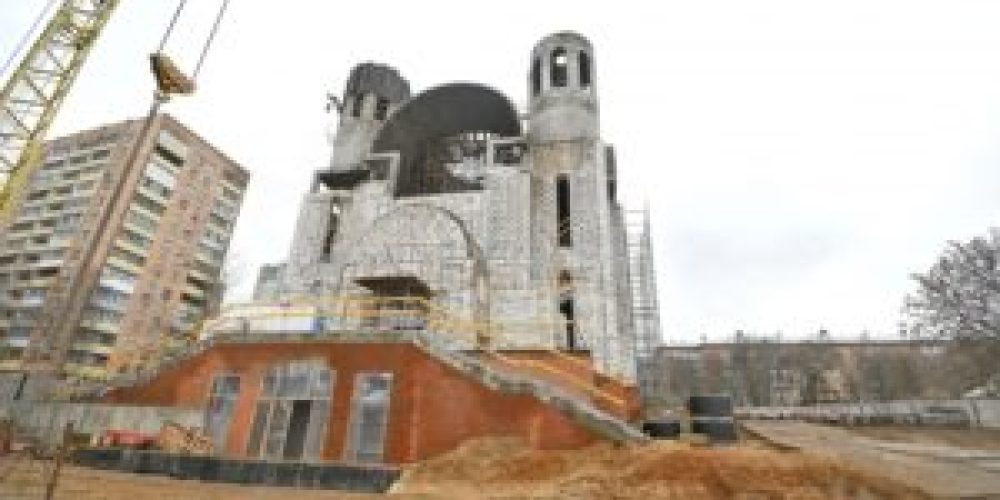 Храм равноапостольных Мефодия и Кирилла в Ростокине планируется достроить в этом году