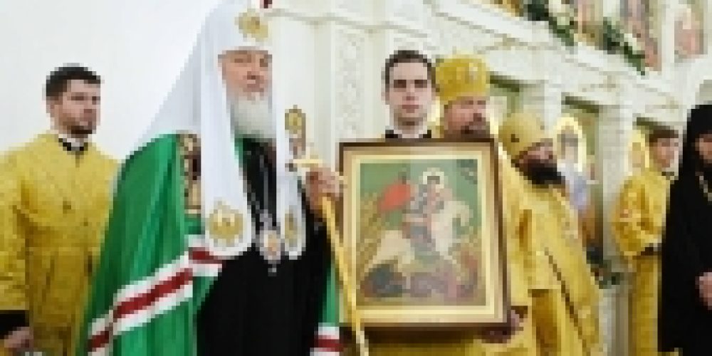 Патриаршая проповедь в храме благоверного князя Андрея Боголюбского на Волжском г. Москвы