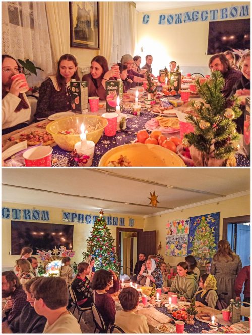 В воскресной школе храма святых мучеников Адриана и Наталии в Бабушкине встретили Рождество Христово