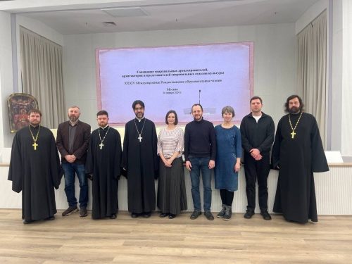 Настоятель храма преподобного Серафима Саровского в Раеве выступил с докладом на совещании в рамках направления «Церковь и культура» Рождественских чтений