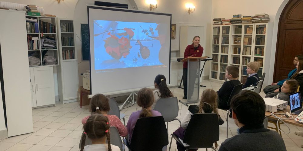 В храме иконы Божией Матери «Неопалимая Купина» в Отрадном прошла встреча с молодыми аниматорами – студентками ВГИКа