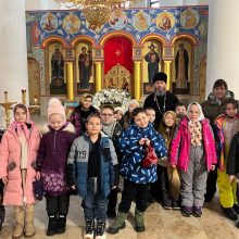 Второклассники школы №283 с экскурсией посетили храм преподобного Серафима Саровского в Раеве