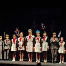 Воспитанники воскресной школы «Виноградинка» храма Владимирской иконы Божией Матери в Виноградове принимают участие в спектаклях в театре Русской Драмы