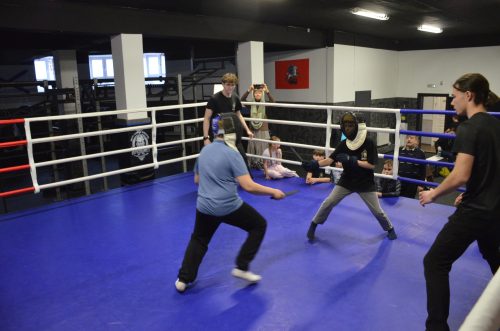 В храме Собора Московских святых в Бибиреве прошел II епархиальный турнир по боевому фехтованию