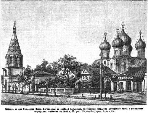 Реставрация храма построенного стрельцами Бутырского полка