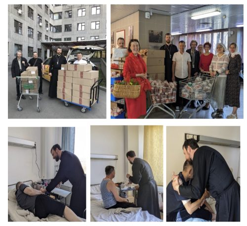 Пасхальное поздравление в госпитале ветеранов войн № 3