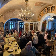 В храме Ризоположения в Леонове прошла встреча, посвященная защите жизни и семейным ценностям