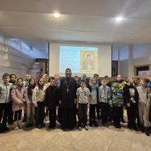 В киноклубе для школьников храма Торжества Православия в Алтуфьево прошла встреча с четвертоклассниками школы №305