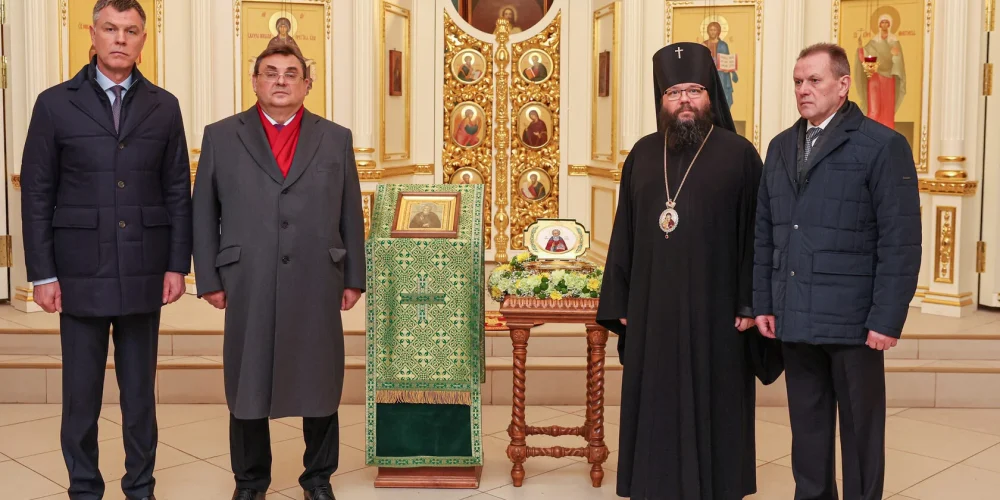 В храм Покрова Пресвятой Богородицы при СИЗО-2 г. Москвы был принесен ковчег с мощами преподобного Сергия Радонежского