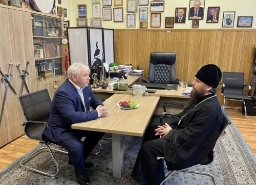 Митрополит Арсений встретился с ректором Института театрального искусства им. И.Д. Кобзона