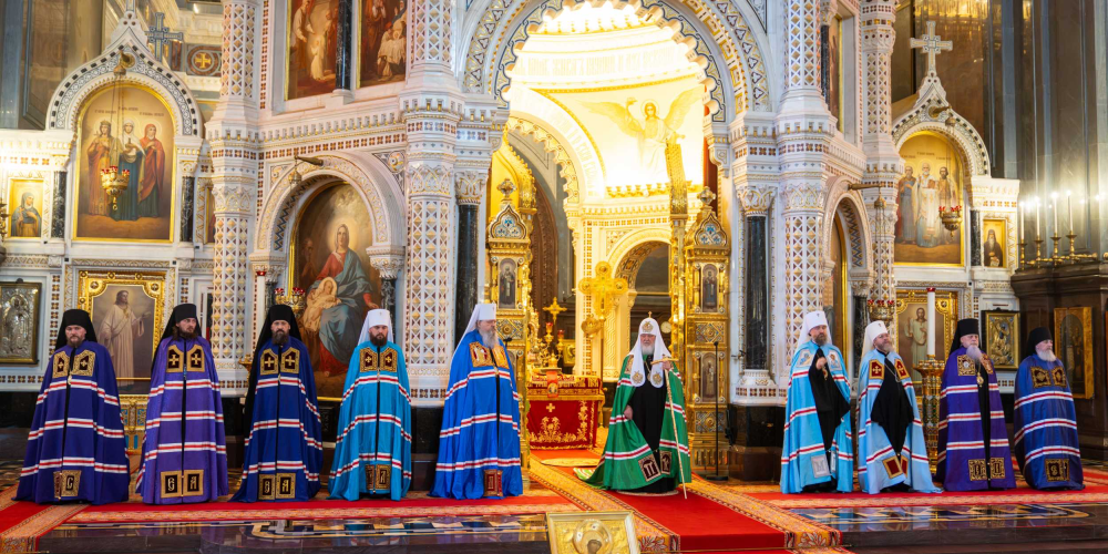 В Неделю 4-ю по Пасхе митрополит Арсений сослужил Предстоятелю Русской Церкви за Литургией в Храме Христа Спасителя