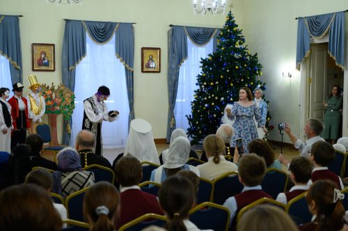 В православной школе имени преподобного Сергия Радонежского в Усадьбе Свиблово прошёл Рождественский концерт 