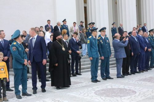 Архиепископ Егорьевский Матфей принял участие в торжествах по случаю 90-летия Академии ГПС МЧС России