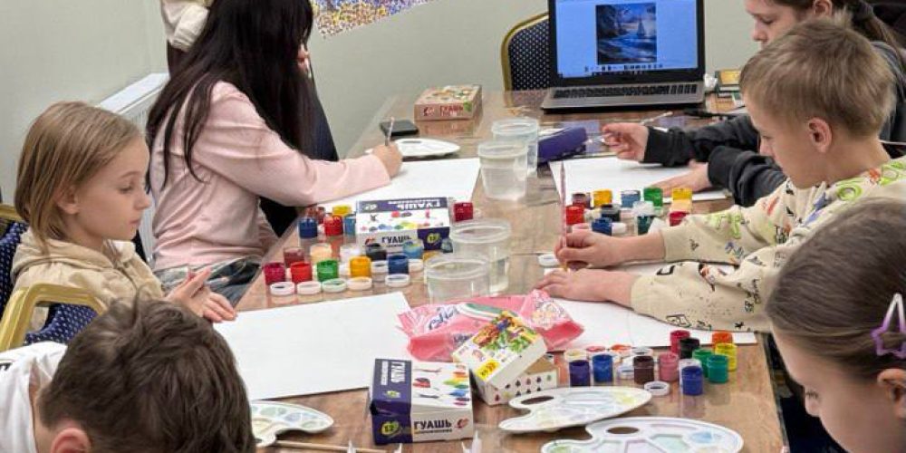 В храме священномученика Владимира, митрополита Киевского и Галицкого, в Свиблове прошел детский творческий мастер-класс