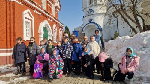 Храм Сергия Радонежского в Бибиреве с экскурсией посетили учащиеся школы №953