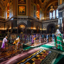 В Неделю Крестопоклонную митрополит Арсений сослужил Предстоятелю Русской Церкви за Литургией в Храме Христа Спасителя