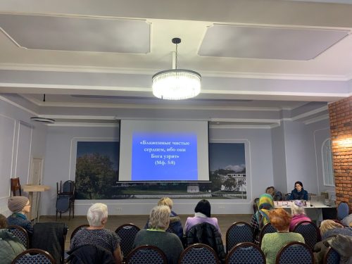 Духовно-просветительская встреча с участниками программы «Московское долголетие» в храме Собора Московских святых в Бибиреве