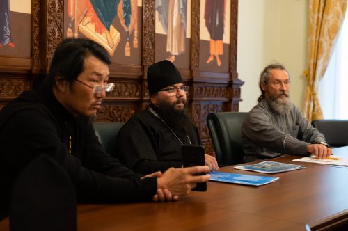 Архиепископ Егорьевский Матфей принял участие в совещании по проектированию храма Успения Пресвятой Богородицы в Москве в ФХУ