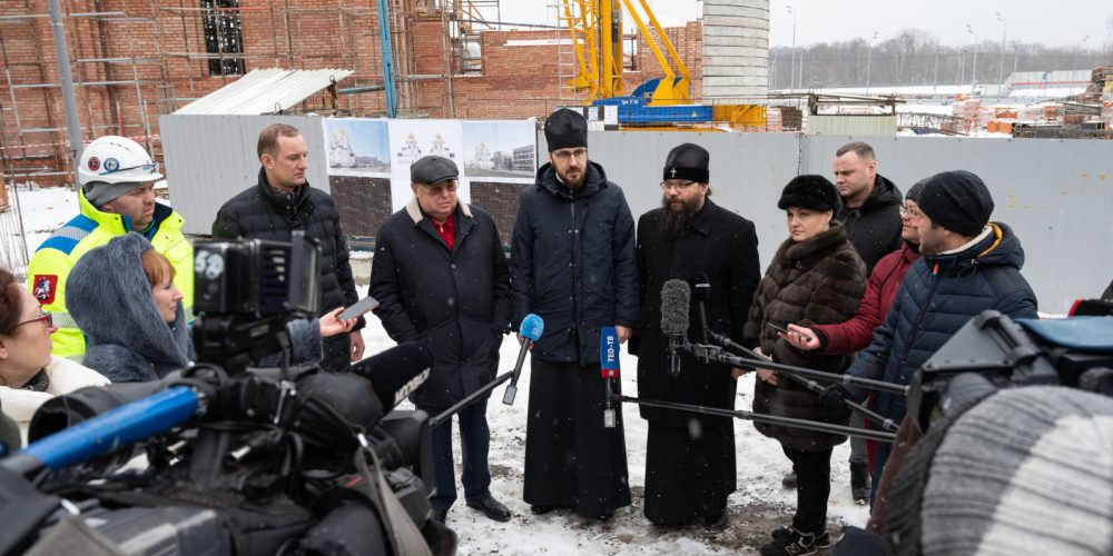 Объезд строящихся храмов в Северо-Восточном округе