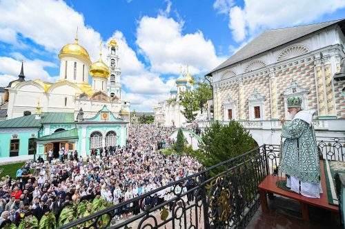 ПАТРИАРШАЯ ПРОПОВЕДЬ В ПРАЗДНИК ПЯТИДЕСЯТНИЦЫ ПОСЛЕ ЛИТУРГИИ В ТРОИЦЕ-СЕРГИЕВОЙ ЛАВРЕ