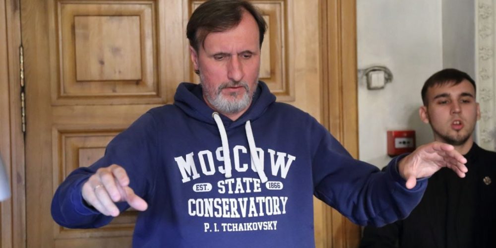 Международный мастер класс дирижера и регента храма Тихвинской иконы Божией Матери Владимира Горбика