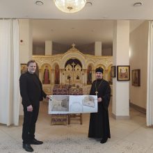 Началась разработка проекта росписи нижнего придела храма святых равноапостольных Мефодия и Кирилла в Ростокине