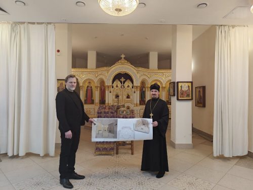 Началась разработка проекта росписи нижнего придела храма святых равноапостольных Мефодия и Кирилла в Ростокине