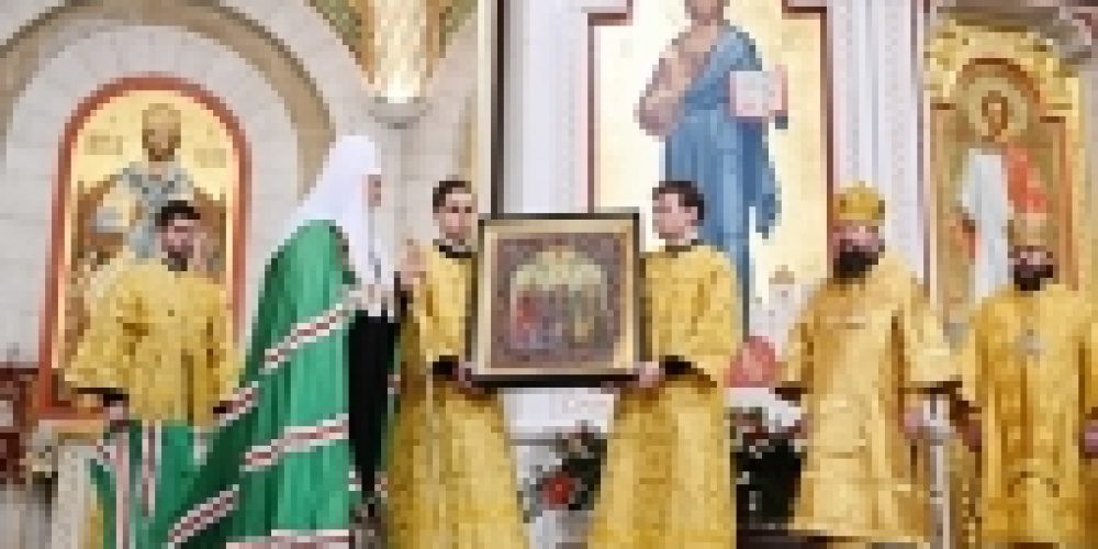 Проповедь Святейшего Патриарха Кирилла в Неделю 25-ю по Пятидесятнице после Литургии в кафедральном соборе Христа Спасителя г. Калининграда