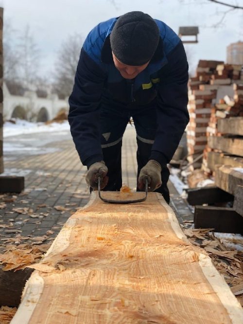 Открытие курса Школы плотницкого мастерства при храме преподобного Серафима Саровского в Раеве