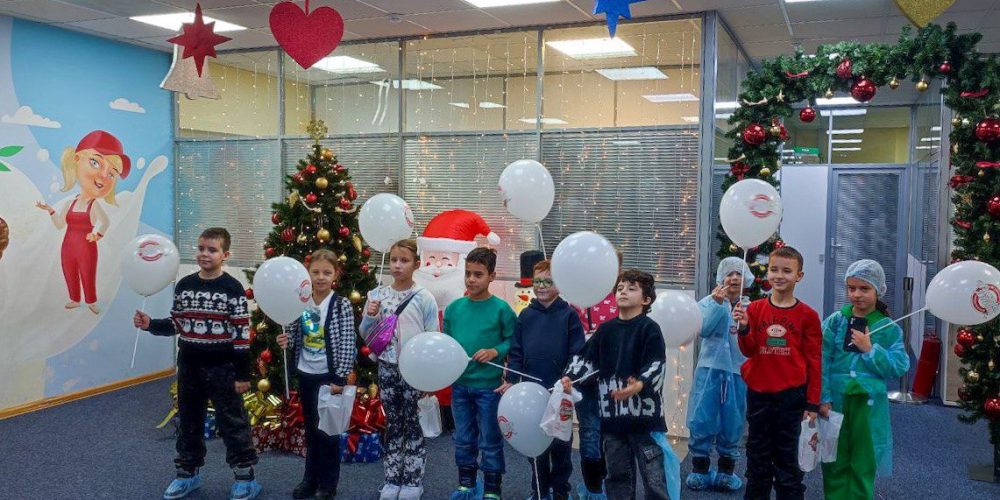 С экскурсией фабрику мороженного посетили воспитанники воскресной школы храма иконы Божией Матери «Живоносный Источник» в Бибиреве