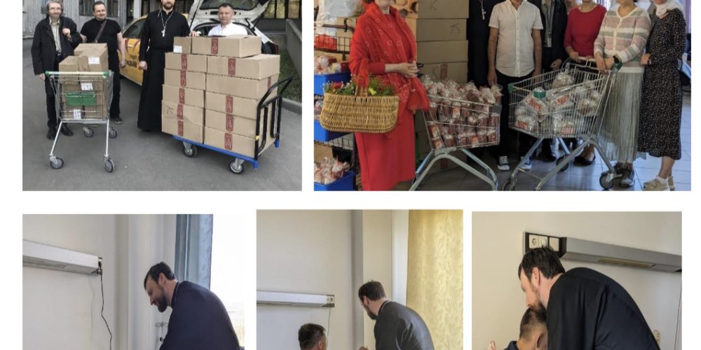 Пасхальное поздравление в госпитале ветеранов войн № 3