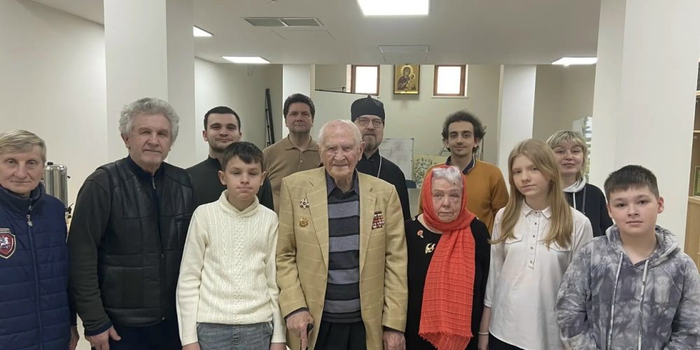 В храме святых равноапостольных Мефодия и Кирилла в Ростокине прошел урок патриотизма для детей и взрослых