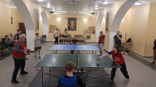Третий викариатский турнир по настольному теннису