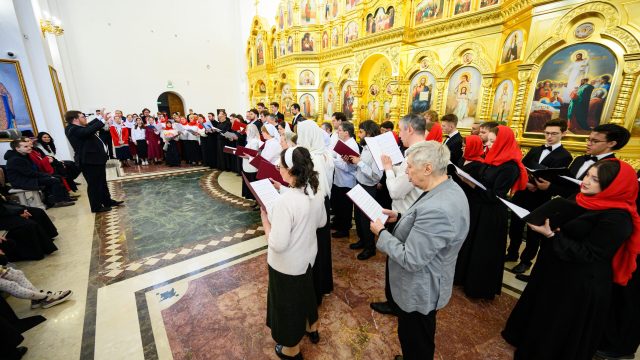 В Северо-Восточном Московском викариатстве состоялся первый хоровой Пасхальный фестиваль