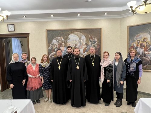 Митрополит Арсений провел первую встречу в рамках зарождающегося в Северо-Восточном Московском викариатстве служения сестер милосердия