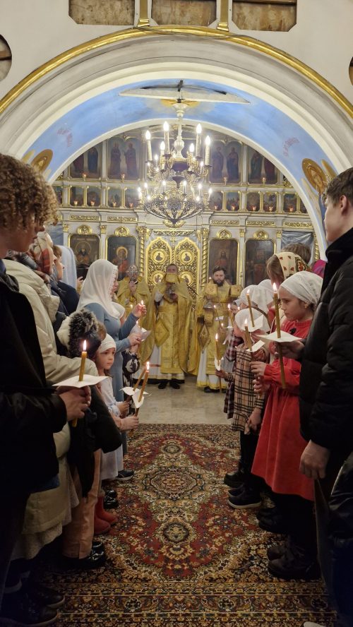 Детская Литургия в храме Положение Ризы Пресвятой Богородицы во Влахерне, что в Леонове