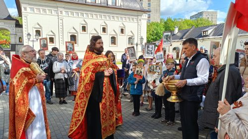 В храме преподобного Серафима Саровского в Раеве прошли торжественные мероприятия, посвященные Дню Победы