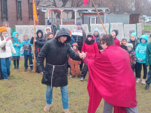 Историческая реконструкция для детей воскресных школ храмов викариатства