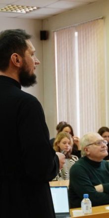 Представитель храма святого благоверного князя Димитрия Донского в Раеве выступил в филиале ВГИК на VIII межвузовской научно-практической конференция «Современные технологии аудиовизуального искусства»