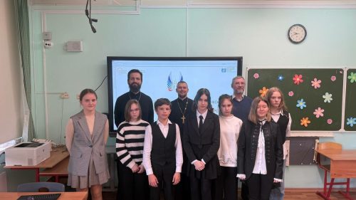 В Школе № 1499 имени Героя Советского Союза И.А. Докукина прошла очная защита исследовательских работ открытой исследовательской культурологической Олимпиады «История и Культура Храмов Столицы и Городов России – 2026»
