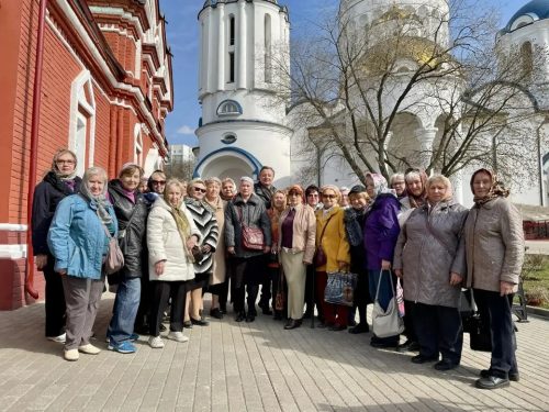 На территории храма преподобного Сергия Радонежского в Бибиреве состоялась миссионерская экскурсия для группы общественных советников одноименного района