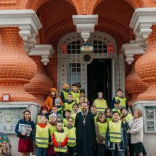 На Светлой седмице храм Живоначальной Троицы при бывшем приюте Бахрушиных посетили учащиеся школы № 1503